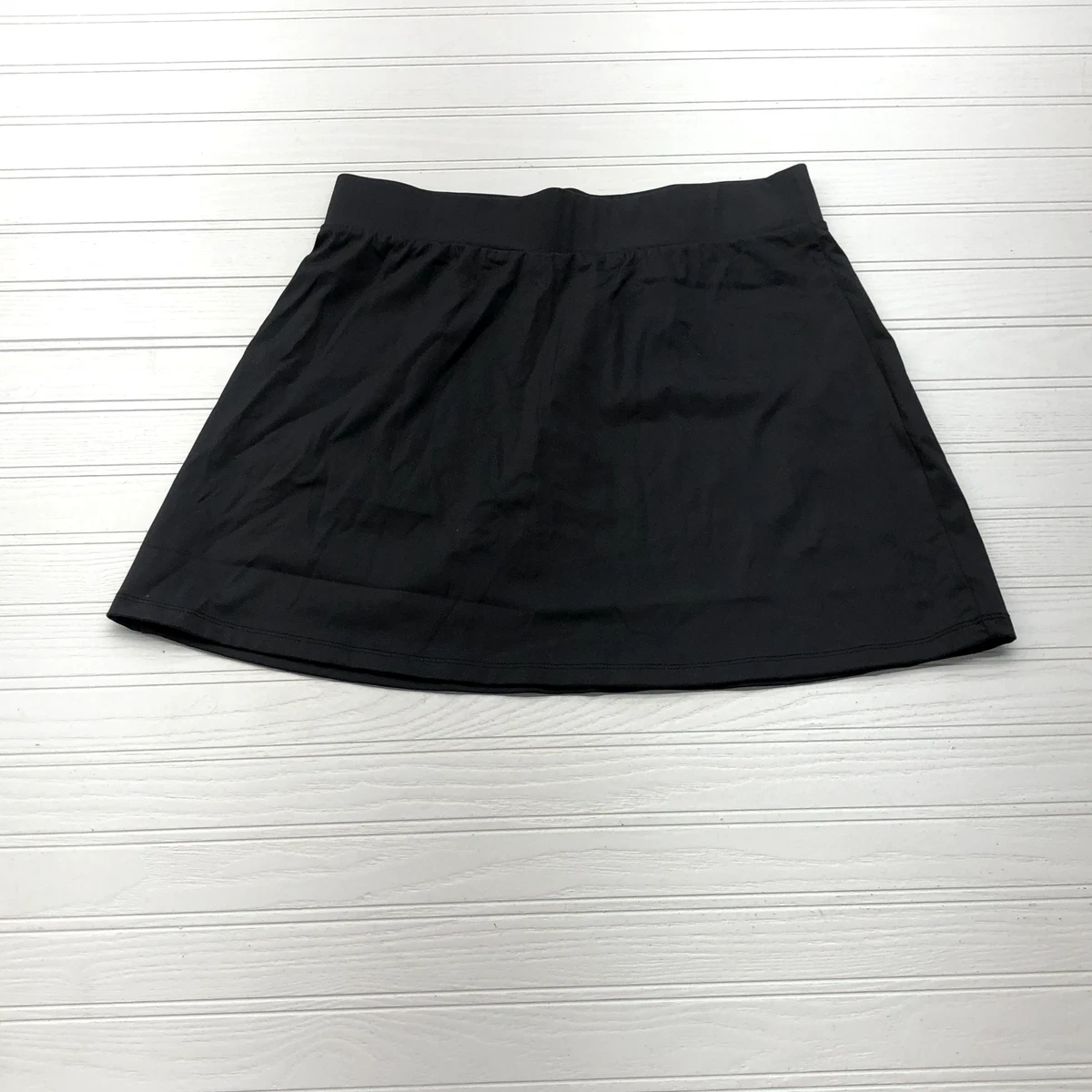 Forever 21 Black Elastic Band Waist Short Tennis Skirt Women s