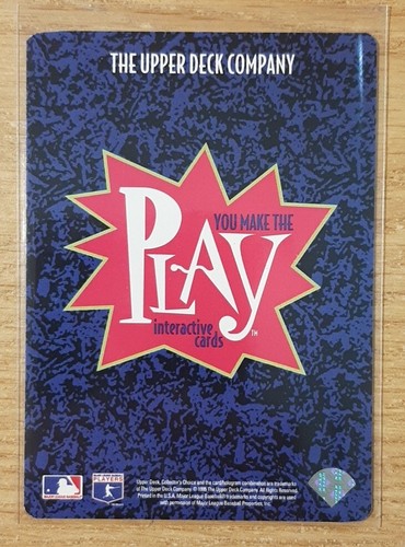 1996 COLLECTOR'S CHOICE YOU MAKE THE PLAY DON MATTINGLY FLYOUT #23 NY YANKEES - Picture 2 of 2