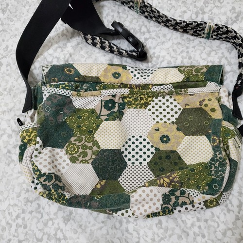 Kavu Swoopdee Schultertasche Carolina Quilt Crossbody Seil Handtasche selten vor 2012 - Bild 5 von 10