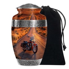 Colorful Harley Davidson Urns 10Inch for Human Ashes Adult Man and Woman