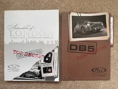 James Bond Aston Martin DB5 Dossier & Auktionsprospekt - 2010 - RM Sotheby's