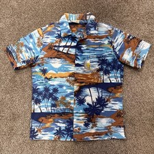 Vintage 40s 50s Hawaiian Shirt Men s Size Large Termini Of California