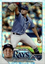 2023 Topps Chrome Logofractor Edition Shane McClanahan #169 Tampa Bay Rays 27D