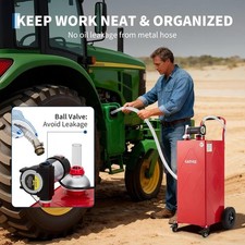 Fuel Caddy 35 Gal With 12v Electric Pump Heavy Duty Portable Diesel Tank Garage Fuel Caddy 35 Gal With 12v Electric Pump Heavy Duty Portable Diesel Tank Garage