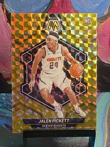2023 Panini Mosaic Basketball Reactive Yellow Jalen Pickett #237