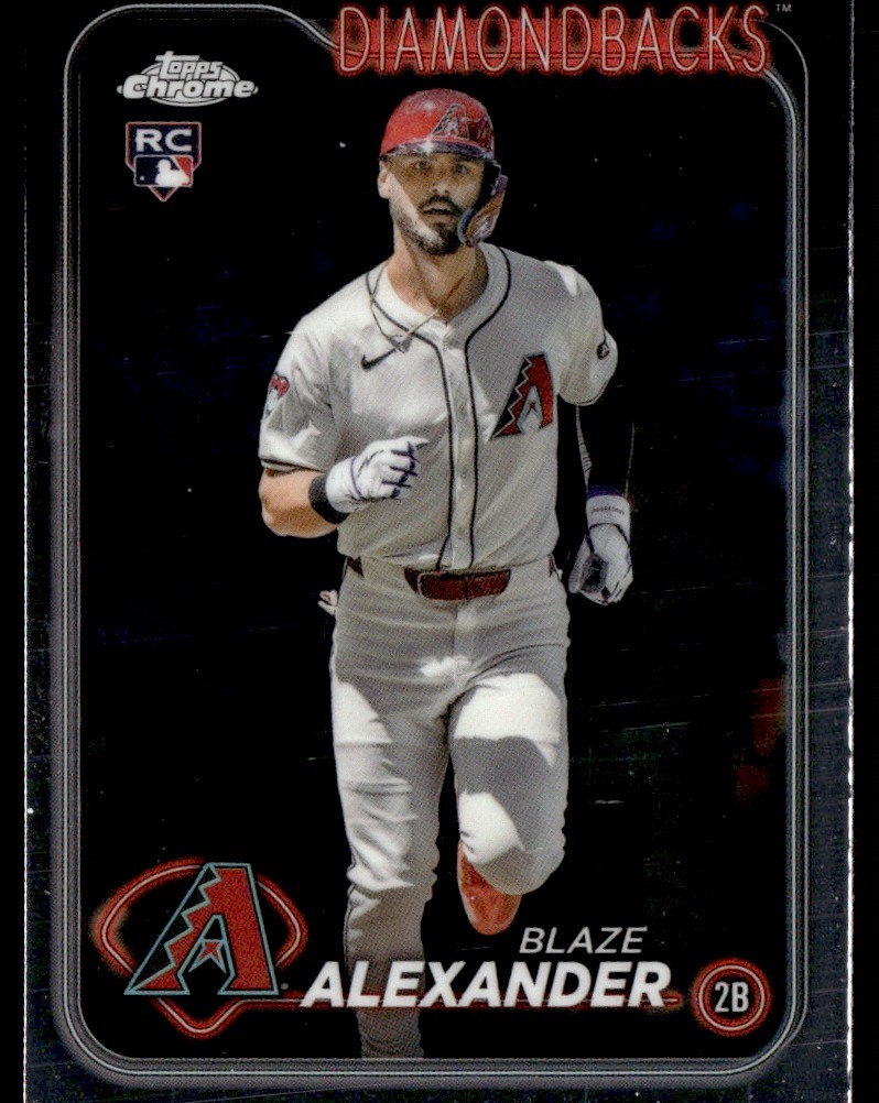 BLAZE ALEXANDER 2024 TOPPS CHROME UPDATE RC ARIZONA DIAMONDBACKS #USC53