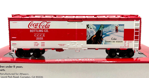 HO ATHEARN 8330 COCA-COLA 40' ACERO FRIGORÍFICO # 5 CCCX 2059 | Zustand: New