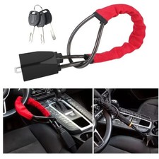 Car Lock - Durable Steering Wheel Security Device for Vehicles - Prevent Theft