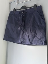 NEXT Woman’s Tie Front Blue Mini Skirt Size 20 Excellent Condition