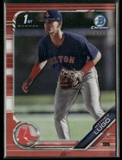2019 Bowman Draft #BDC-139 Matthew Lugo Red Refractor Chrome /25