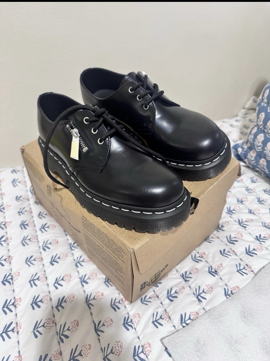 Dr. Martens 1461 Bex Zip Leather Shoes Size 8 NEW | eBay