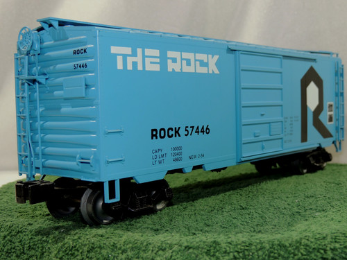 WEAVER ROCK ISLAND ROCK BLUE 40 ft S D CAJA COCHE #57446 ESCALA O 3 RIELES NUEVO EN CAJA | Zustand: Used