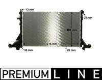MotorküHler WasserküHler Premium Line Mahle Cr 1770 000P FüR Opel Nissan Renault