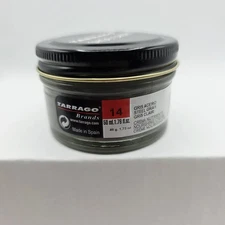 Tarrago Shoe Polish # 14 Steel Gray Cream Leather Protector 1.76 oz. 50ml Boot