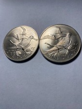 BRITISH VIRGIN ISLANDS two coins: 1dollar 1975, 1dollar 1976