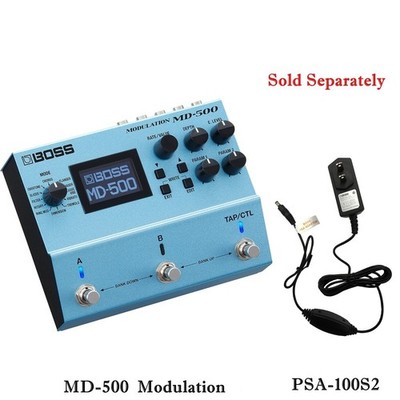 BOSS Effects Pedal MD-500 Modulation genuine Boss AC adapter PSA-100S2