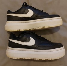 Nike Court Vision Alta Platform Women's Black/White Trainers UK 3.5