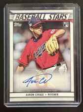 2020 Topps Aaron Civale Auto Baseball Stars Autographs RC Rookie #BSA-AC Card. rookie card picture