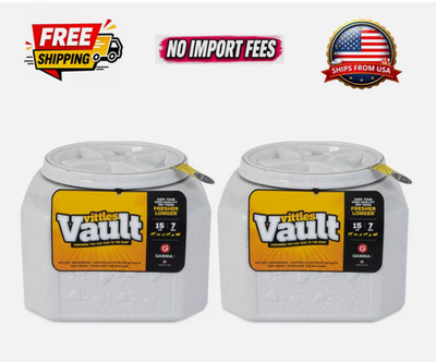 (2 Pack )Gamma2 Vittles Vault Outback Pet Food Container 15 lb Airtight 