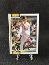 Topps 2023 Series 1 Jack Perkins Athletics Rookie Base Set Trading Card #206