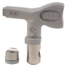 Graco Airless Spray Gun Tip,Tip Size 0.037 In XHD537 Metal,Metal, Carbide Gray
