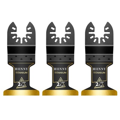3PCS Titanium Oscillating Tool Blades, Professional Universal Titanium
