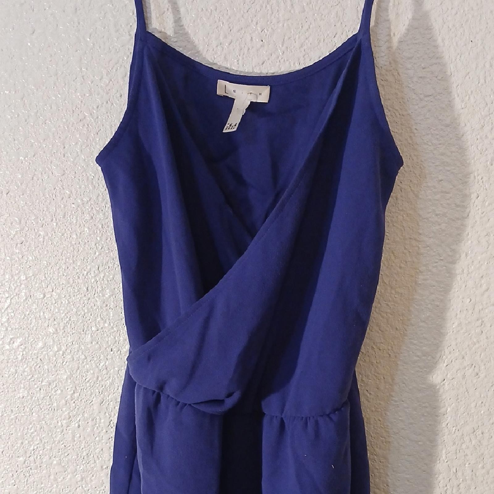 "Make Offer" Leith Blue Spaghetti Strap Mini Sund… - image 5