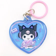 Sanrio Kuromi Pukuri Hert Charm Keychain Artist ver 20th Anniversary Anime Japan