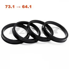 73.1mm to 64.1mm Hub Centric Rings Plastic for Honda Civic Accord CRV Acura TLX