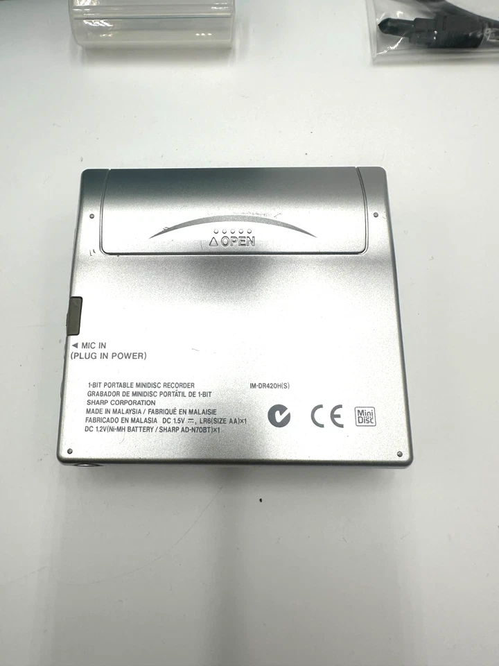 Sharp IM-DR420H(S) - NetMD Recorder - tragbar - 1-Bit - OVP - Bild 3 von 4