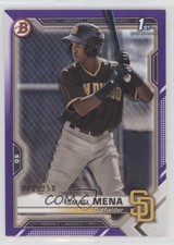 2021 Bowman Prospects Purple Border 40/250 Ismael Mena #BP-36 0jm6
