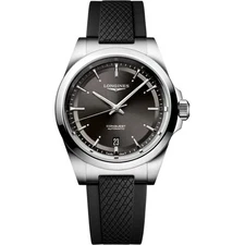 New Longines Conquest 41mm Sunray Black Men's Watch L38304529