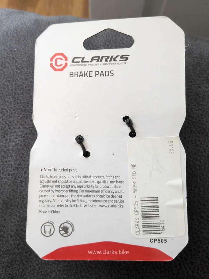 Clarks CP505 - 50mm Standard Cantilever Brake Block - Image 2 of 2
