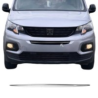 KüHlergrill Leisten Grillleisten FüR Peugeot Rifter 2018-2026 Edelstahl Chrom