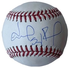 Eduardo Rodriguez Autographed Baseball - QR code Beckett