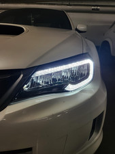 VLAND 2xLED Reflector Headlights For 2008-2014 Subaru WRX w/Start-UP Animation