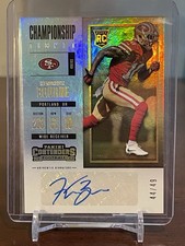 2017 Panini Contenders Playoff Ticket /49 Kendrick Bourne #243 Rookie Auto RC