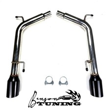Axle Back Black Tip Muffler Delete Exhaust For Infiniti G35 G37 4dr Sedan 07-13