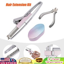 6D Extension Machine Human Hair Extension Kit Set Salon Fusion Tool Connector
