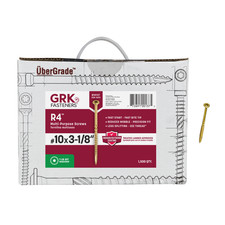 GRK Fasteners R4&trade; #10 x 3-1/8" Multi-Purpose Framing Screws, 1500 PCS