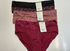 NWT 3 Warners No Pinching, No Problems Hipster Microfiber Panties 5609J Size L 7