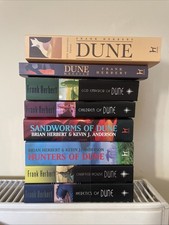 Dune 8-book Paperback Set Frank Herbert Sci-Fi Fantasy