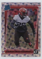 2021 Panini Donruss Rated Rookie Press Proof Hyper Jeremiah Owusu-Koramoah 11yv