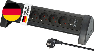 Brennenstuhl Premium Office-Line Steckdosenleiste 4-Fach Mit USB C PD 30W Und US