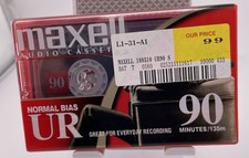 NEW Maxell UR 90 Audio Cassette Tape 90 Minute