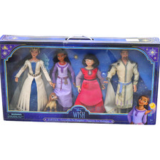 Disney Wish Doll Pack - Asha, Dahlia, Queen Amaya, & King Magnifico – NEW