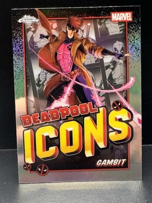 2025 Topps Chrome Deadpool Icons Gambit Marvel X-Men #DI-4