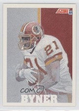 1991 Score Team MVP Earnest Byner #643 fm0