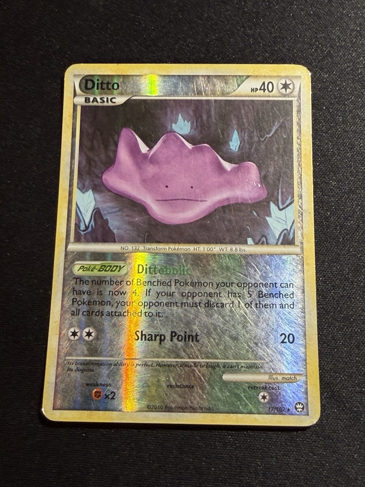 Ditto 17/102 Triumphant Reverse Holo 