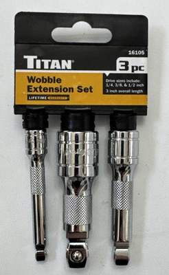 #ad #ad Titan Wobble Extension Set 3 Piece Set 16105 Please Read Detail $8.99